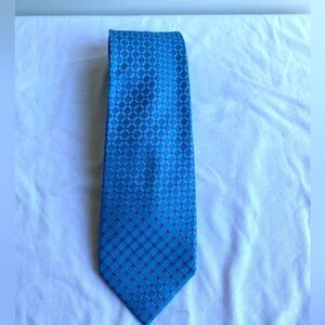 Jones New York coastal blue 100% silk tie